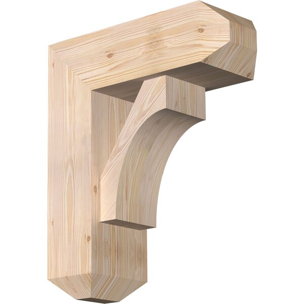 Ekena Millwork Westlake Craftsman Smooth Bracket w/ Offset Brace, Douglas Fir, 7 1/2"W x 20"D x 24"H BKT0806X20X24WTL04SDF - main